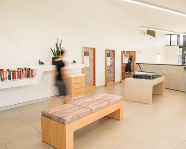 Carnes Hill Library Foyer, Museum Fitout Australia