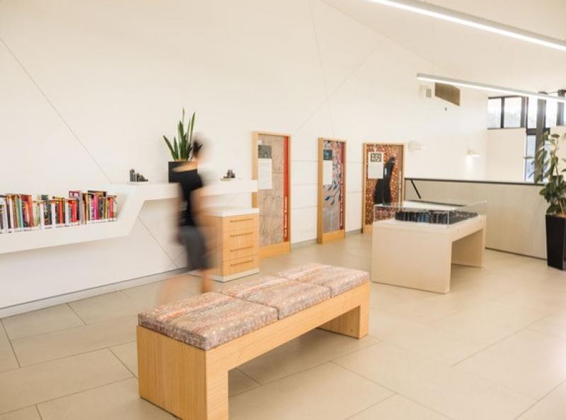 Carnes Hill Library Foyer, Museum Fitout Australia
